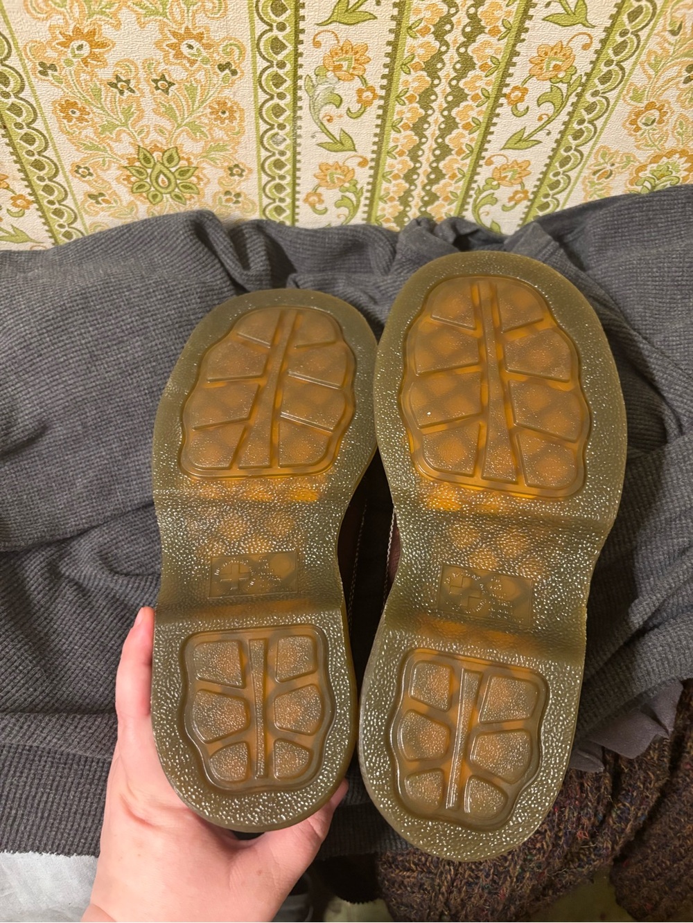 Dr. Martens Buzz 5- Eye Platform Brown Leather Lace-Up Shoe - Picture 3 of 6